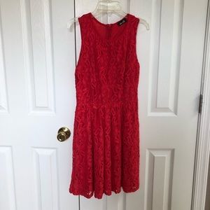 Dee Elle Lace Skater Dress - M
